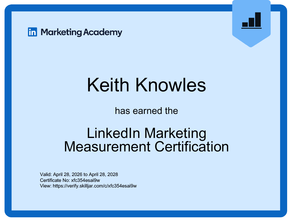 LinkedIn Marketing Measurement Certification