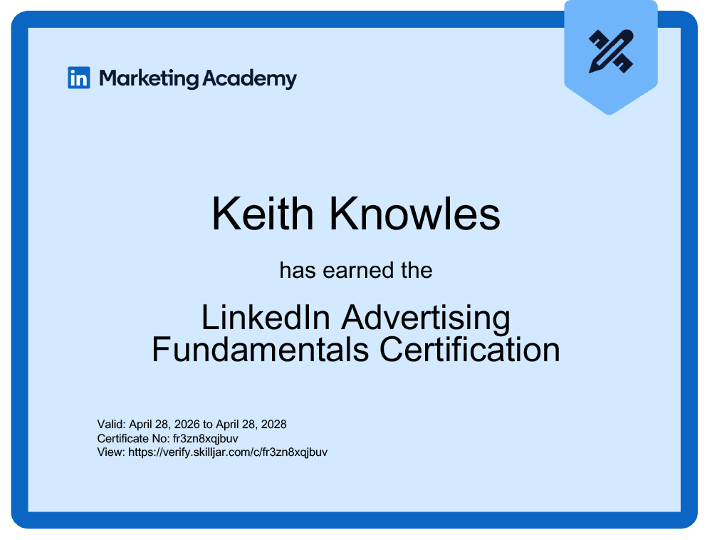 LinkedIn Advertising Fundamentals Certification